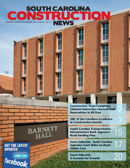 New Digital Edition of South Carolina Constuction News Available Online