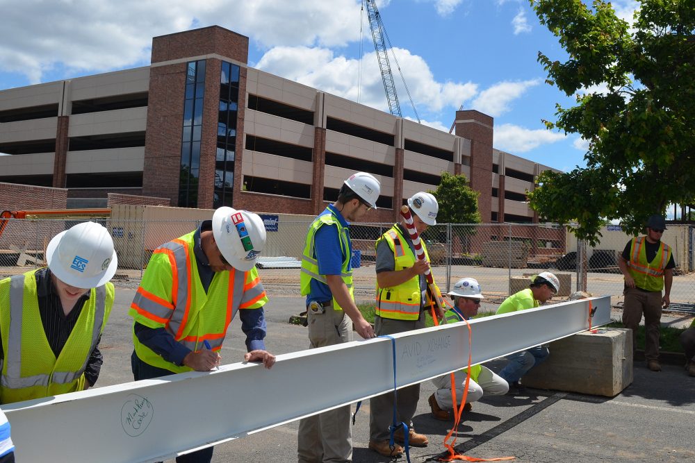 topping out 11 beam topping out