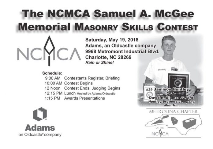 NCMCA masonry contest