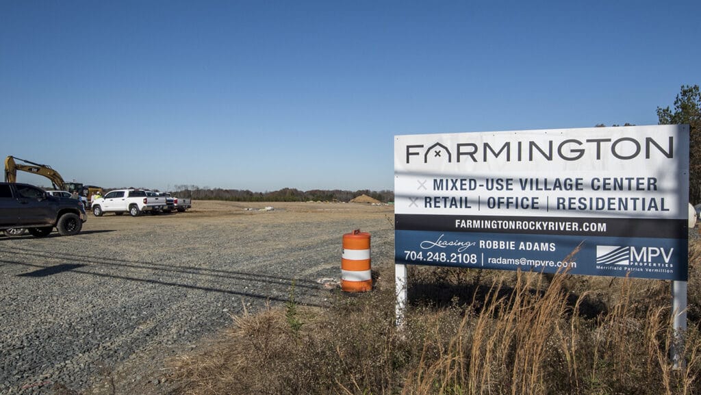 Residential construction begins at Farmington North Carolina
