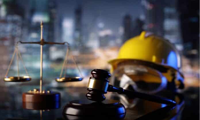 construction law stock image