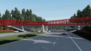 Construction begins on new Raleigh pedestrian and bike bridge